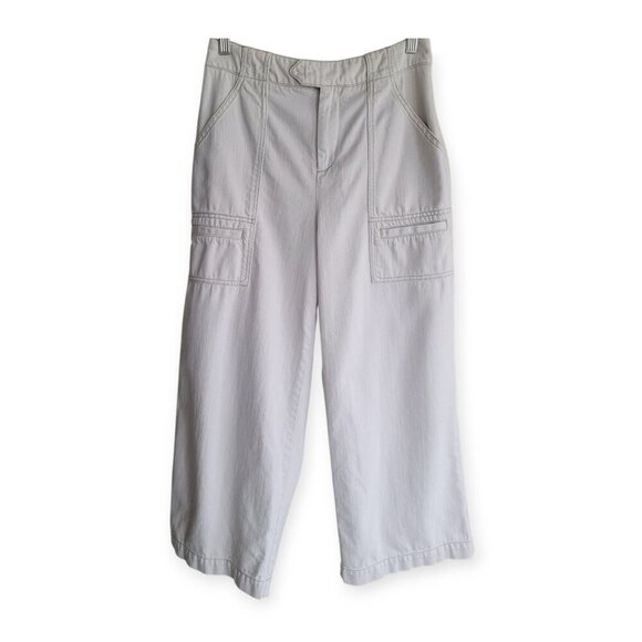 Anthropologie Porter Khaki Cropped Pants 8 - Picture 5 of 16